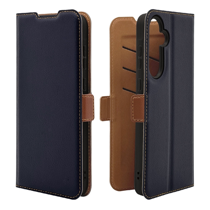 ネイビー×ブラウン