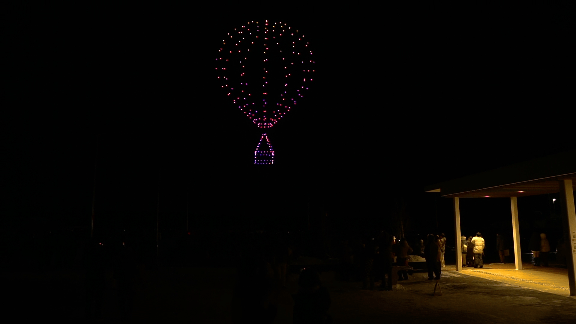 クリスマスドローンショー第一部(2)