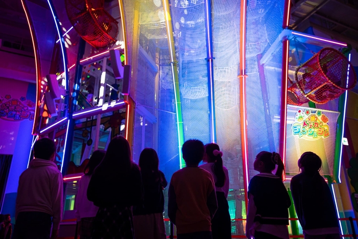 光と音のジャングルジム クリスマスVer