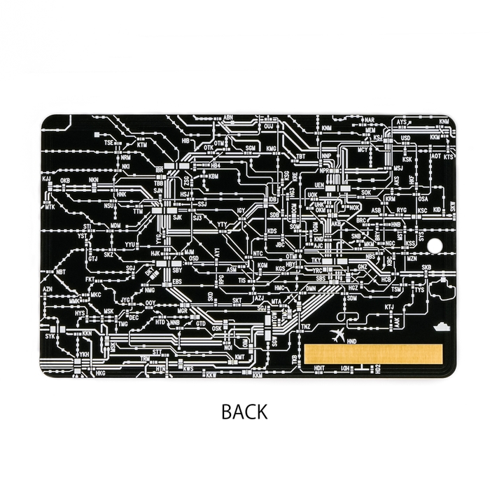 FLASH 東京回路線図 黒 電子工作キット 裏