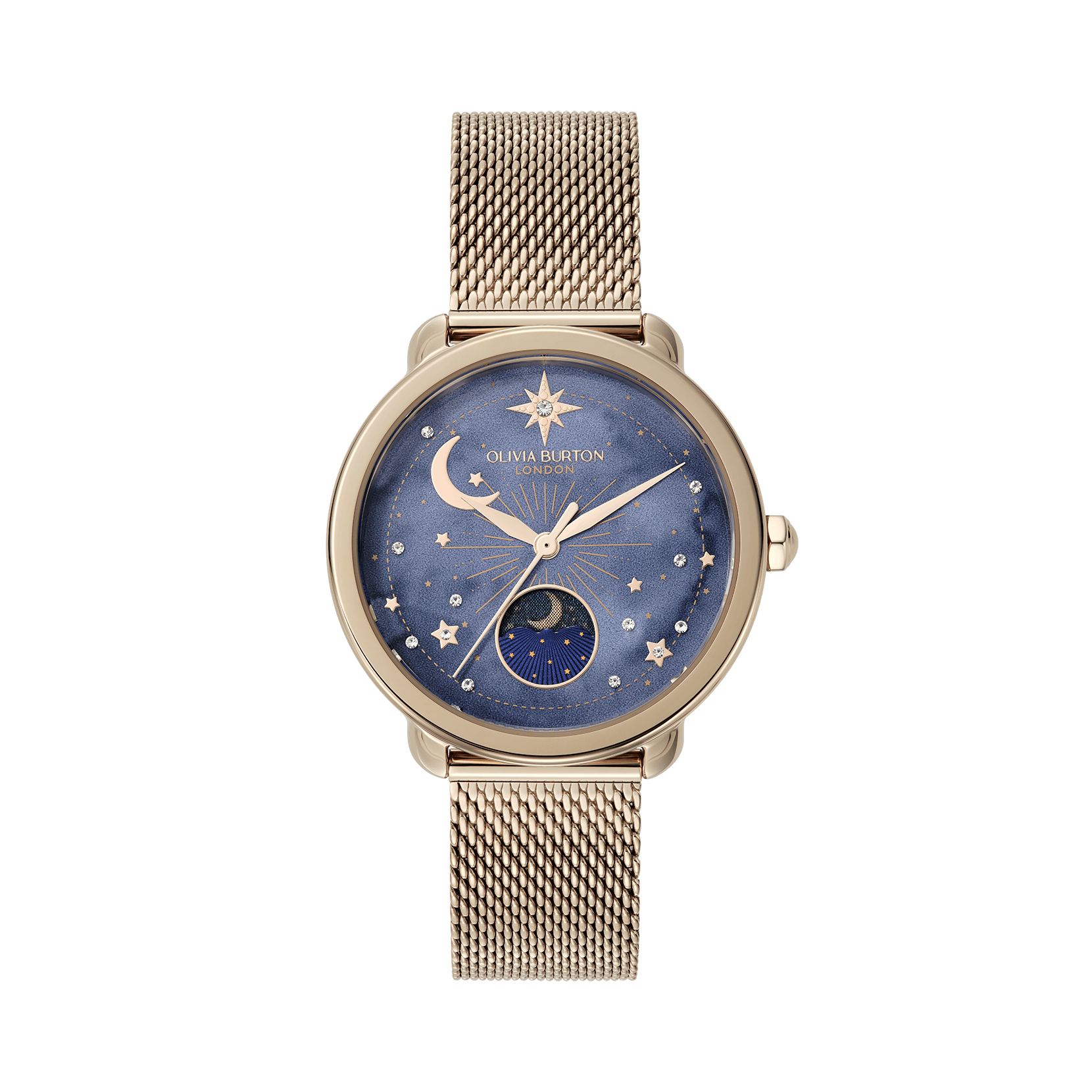 Navy & Rose Gold Mesh ¥31,900 (in tax)
