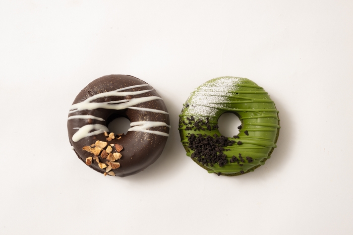 フォンダンドーナツ2種　チョコ／抹茶