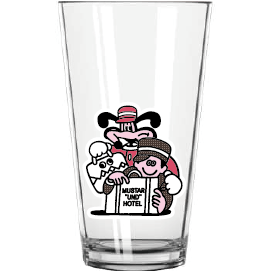 UND×MUSTARD™ HOTEL オリジナルビアグラス 3,300円