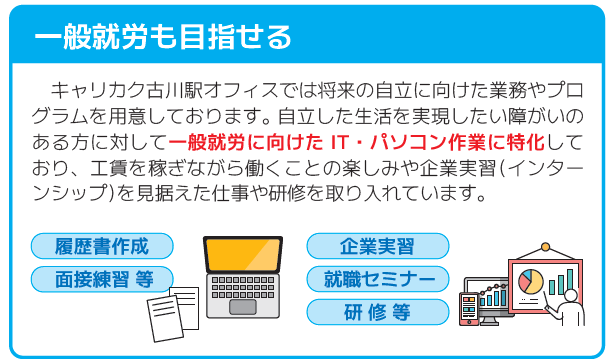 一般就労を目指す!