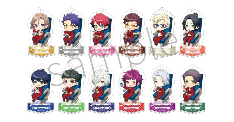 トレーディングアクリルスタンドキーホルダー【秋組・冬組】(全12種)