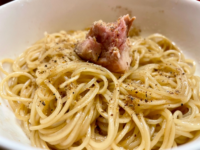 替玉は細麺