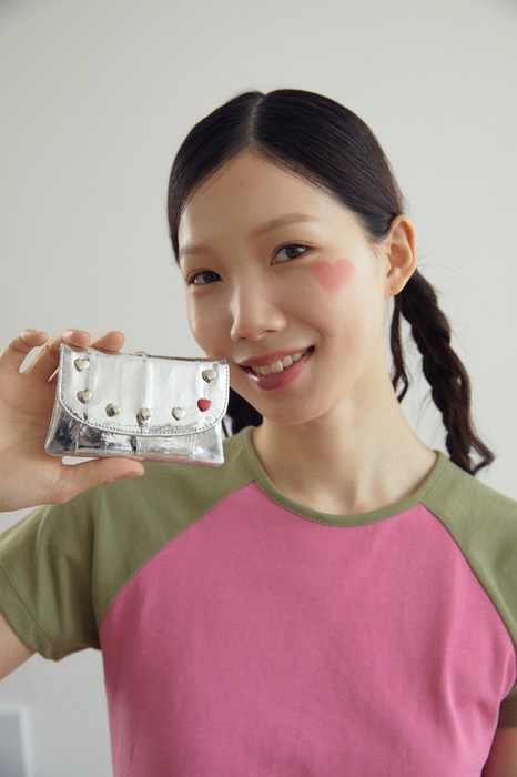 2025SA05/シンプルカードホルダーラブ(シルバー)