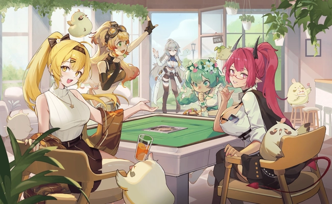 スマートフォン向け麻雀ゲーム『ポケット麻雀』、3月5日より 新キャラクターが登場する半周年記念キャンペーンを開催！