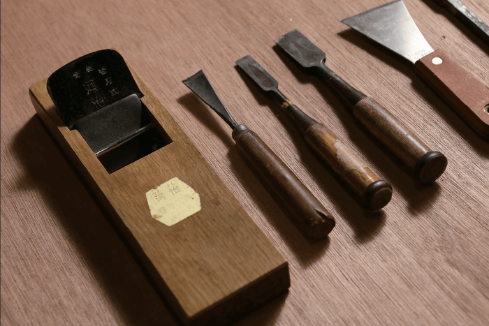 木工手仕事の道具