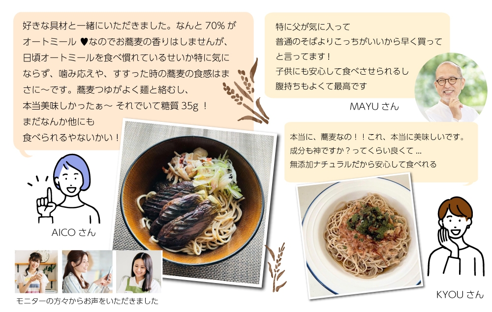 発売前モニター様の声 お子様や年配の方にも好評です