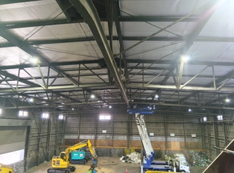 工場の猛暑対策に革新―遮熱シート施工で体感温度を劇的改善　 株式会社サニックス資源開発グループ、 屋根に近い作業現場の温度を最大20℃低減