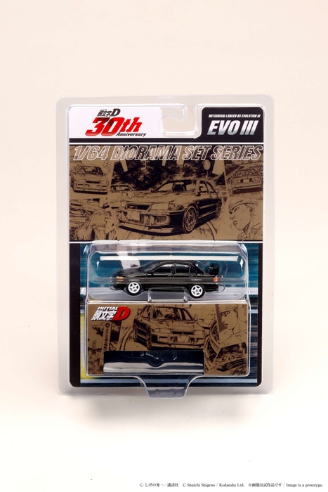 1/64 Mitsubishi Lancer RS Evolution III / 頭文字D 須藤 京一 VS 高橋 涼介 2