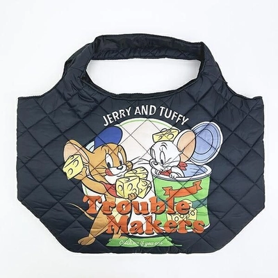 ふわっと可愛いトムジェリキルティングトート。思わず笑ってしまう可愛いジェリーに注目！