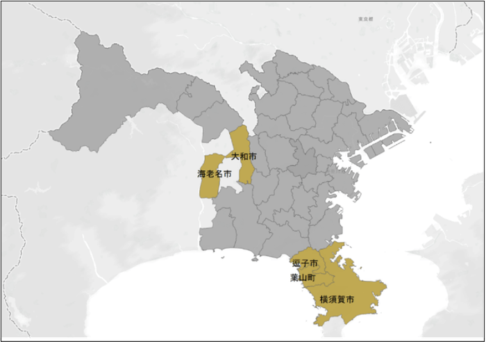 <神奈川県内エリア>