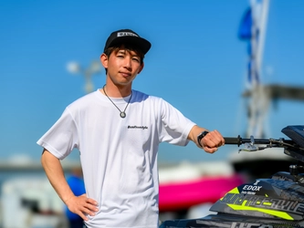 エドックスのブランドアンバサダーを務めるプロ水上バイクライダー・山本汰司選手が「JJSA 飛廻 全日本広島大会2024」で優勝(6月8日)