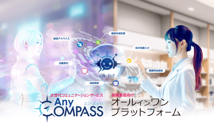 AIエージェントが各種サービスを束ねて薬局業務全体を効率化