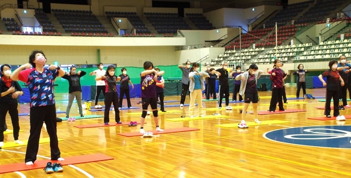 令和4年(2022年)に実施した健康スポーツ教室の様子