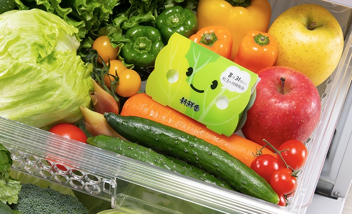 冷蔵庫の野菜室に置くだけで野菜がシャキッ!とする鮮度保持剤『新鮮番(しんせんばん)』