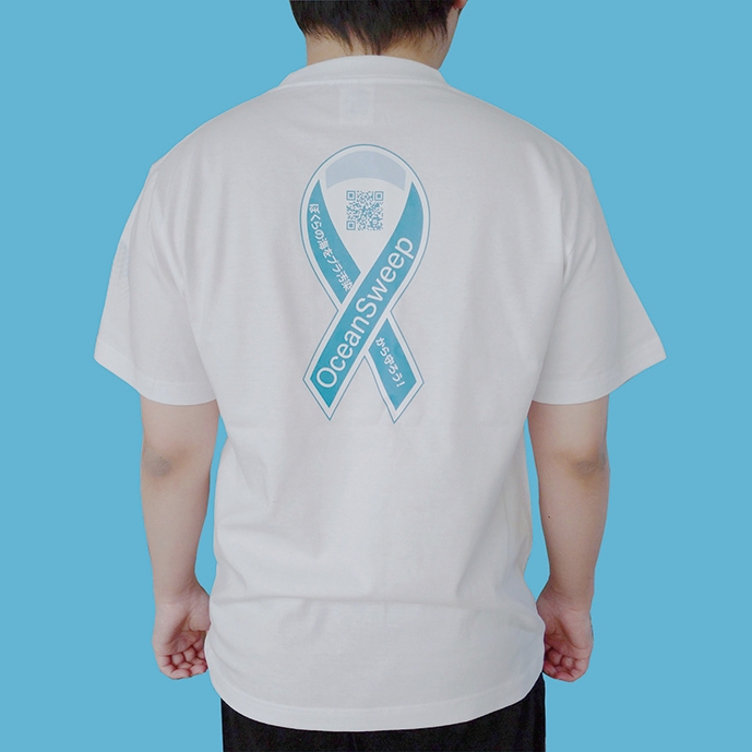 奨励賞の副賞(綿100%Tシャツ)