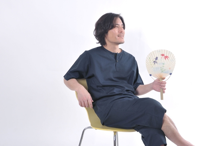 注文数が前年比で約600%の快適パジャマ(男性用)