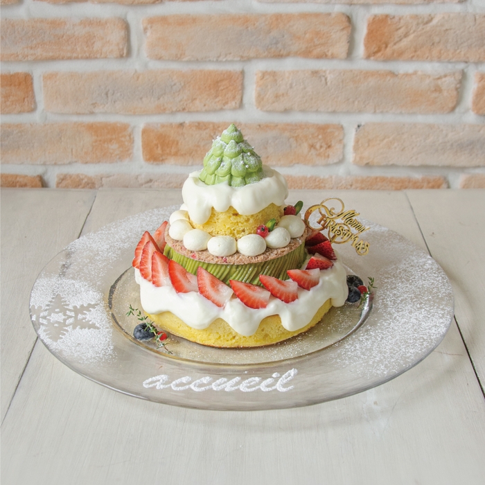 クリスマスパンケーキ~silver snow~