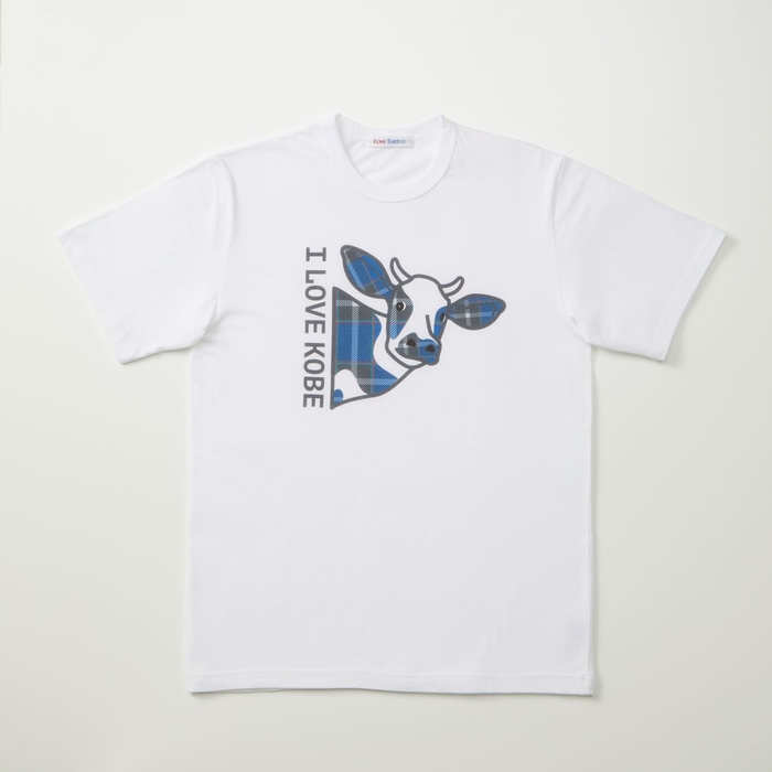 神戸タータン 超消臭Tシャツ 神戸牛プリント