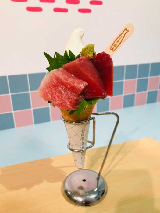 本マですか??とろける〜!海の王様ミルキーマグロソフト