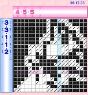 「あの娘とロジック!海に行こっ!! Vol.4 榎本 花音」 ゲーム画面2(ロジックパズル)