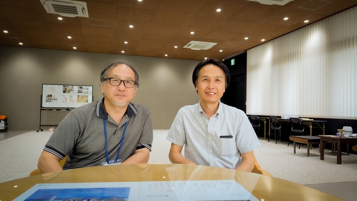 室長の吉田と代表の井上