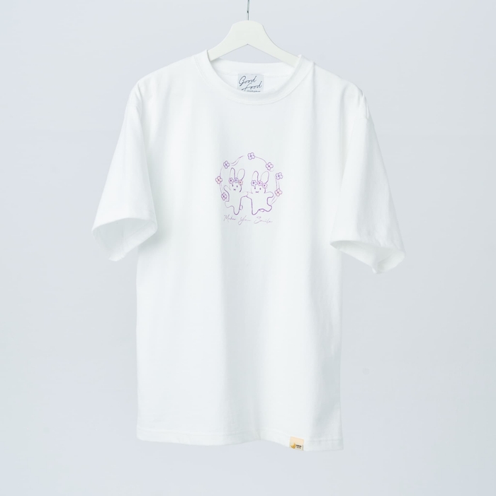 佐藤佳穂&井上瑠夏 Sustainable Message Tシャツ(Type A) front