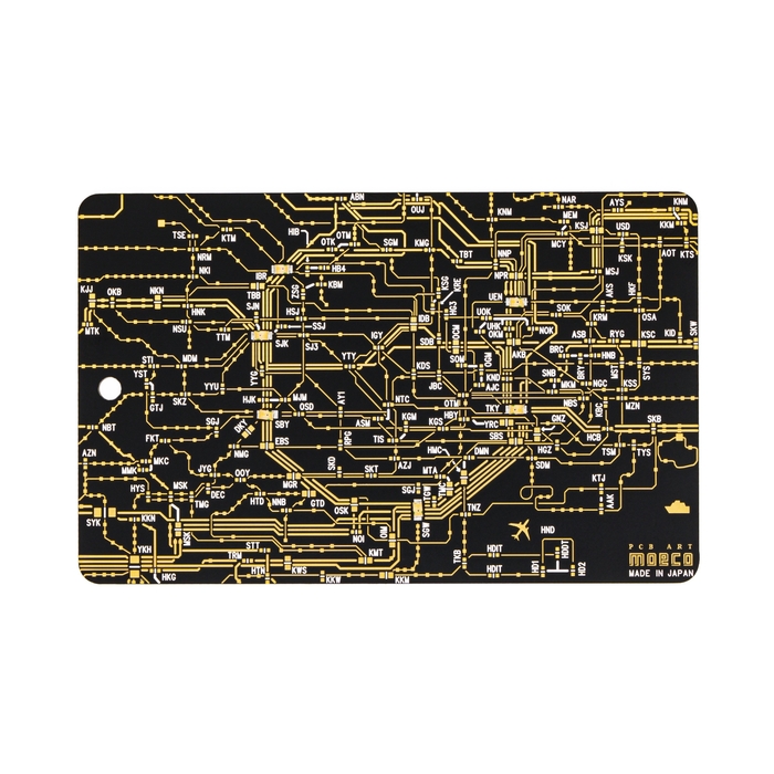 FLASH 東京回路線図 バッグタグ 黒