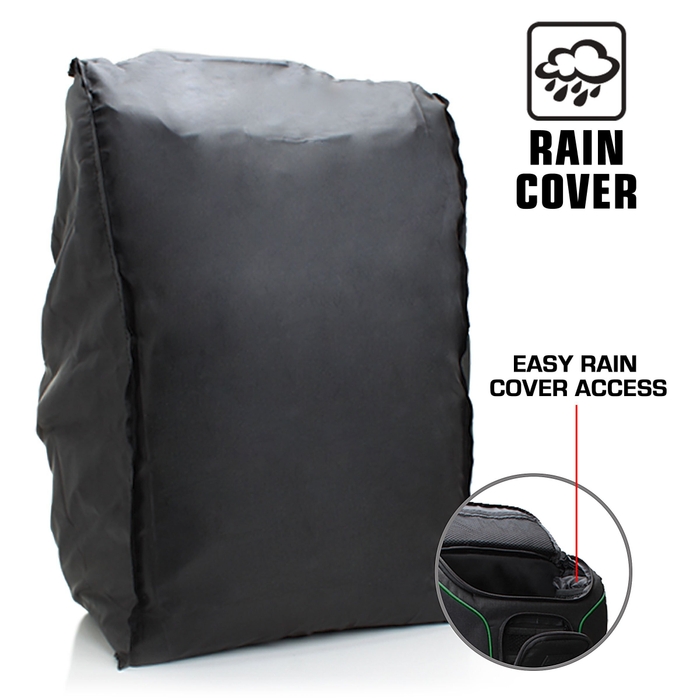 全天候コーティング＆レインカバー同梱