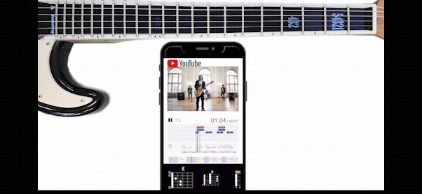 YOUTUBE演奏をナビゲート