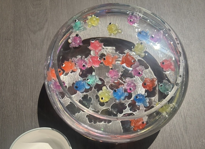 ゴム製の金魚すくい