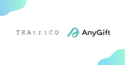 住所を知らない相手にもSNSやメールで手軽にギフトを贈れる！ eギフトサービス『AnyGift』を 「TEAtriCO(ティートリコ)」に導入