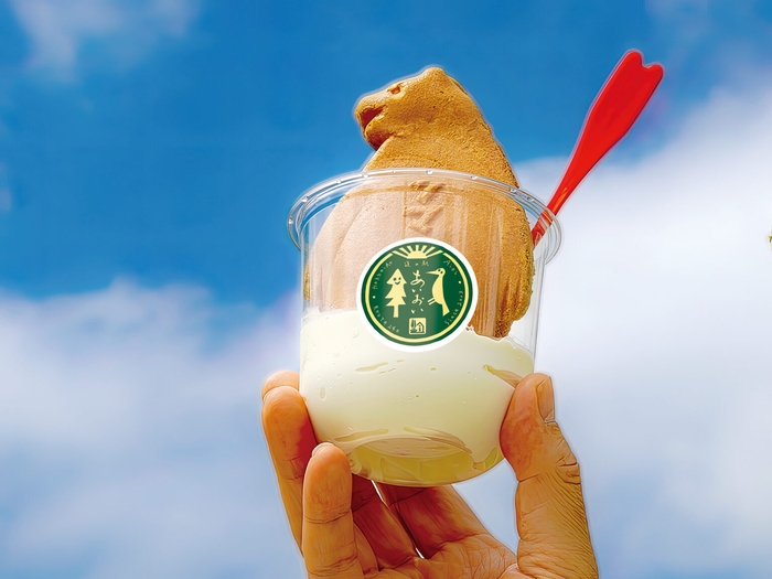 クマヤキ&ソフトクリーム