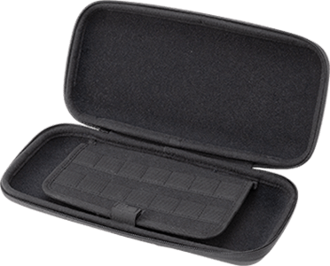 シンプルポーチ内部の保護パッドとゲームカードポケット