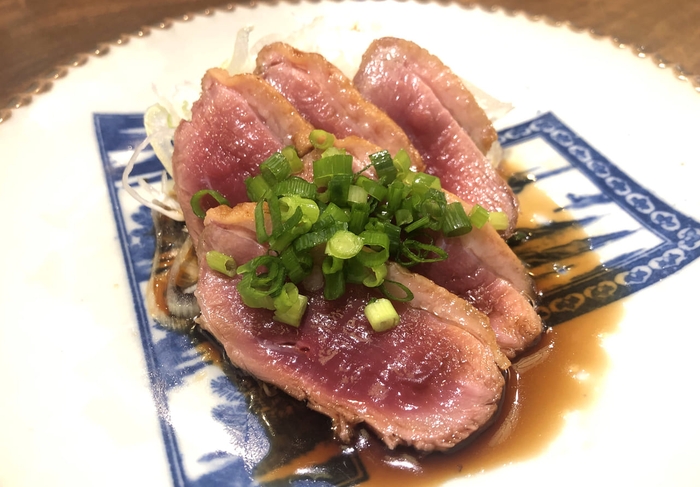 特製鴨のたたき(小サイズ)900円