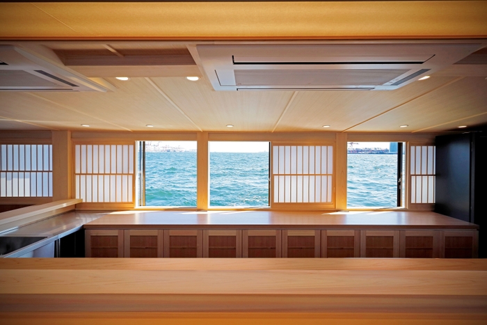 屋形船「鮨 おりがみ」 内観(2)