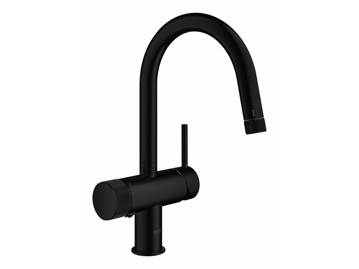 ミンタ浄水器一体型_ベルベッブラック