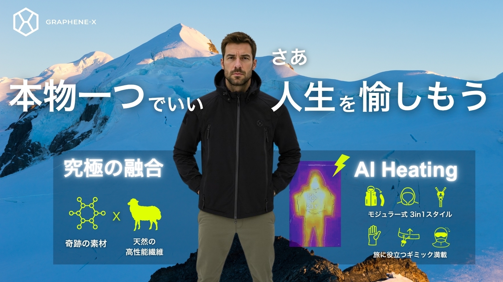 先端技術・精巧設計・融合素材で全天候対応!これ一つでOKの男心くすぐるライフギア