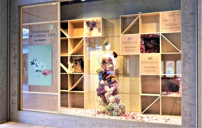 館内随所のディスプレイも見どころ(画像は1階正面)