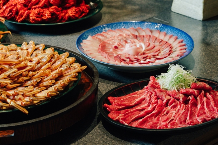 3大しゃぶしゃぶ『蟹×ブリ×牛肉』が食べ放題