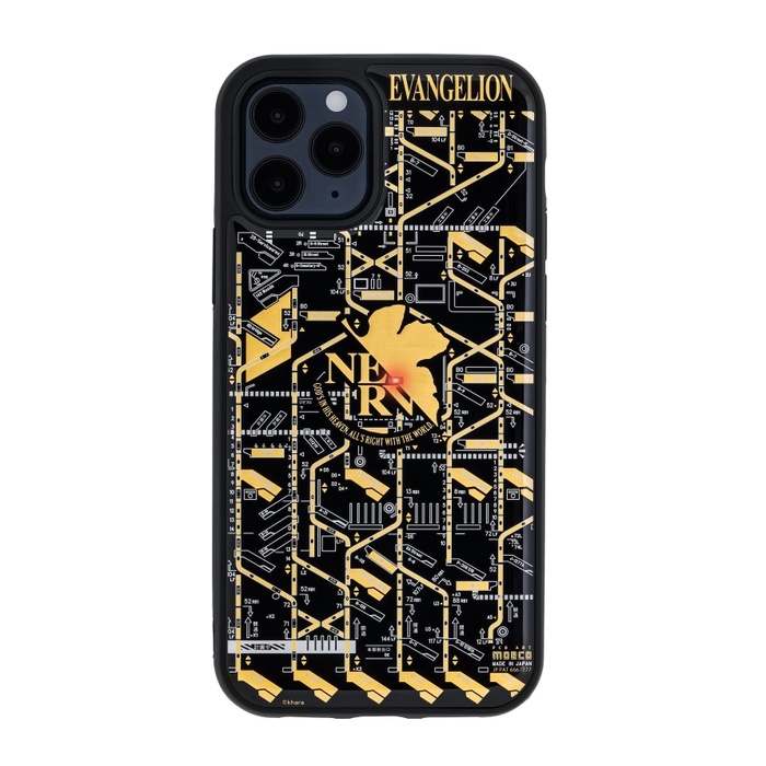 NERV iPhone 12/12Proケース黒