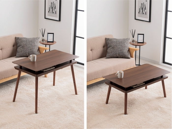 付属の継脚(高さ20cm)で高さ2way