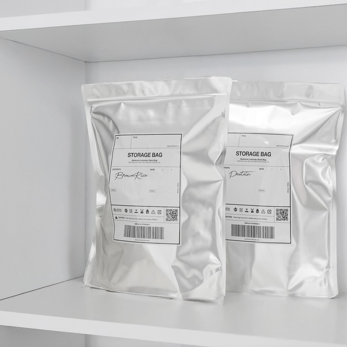 自立して保管可能な保存袋