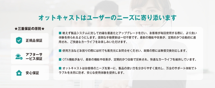 ユーザーに関心・オットキャスの態度