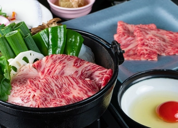 【京都山科 ホテル山楽】 夏の週末だけしか味わえない特別ディナー　 近江牛や黒毛和牛の「すき焼き御膳」を期間限定でご提供！