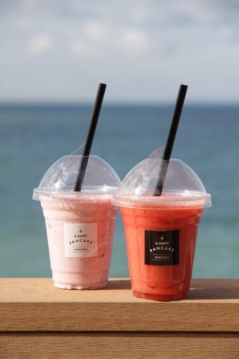 幸せのいちご農園の摘みたていちごミルク/100%スムージー