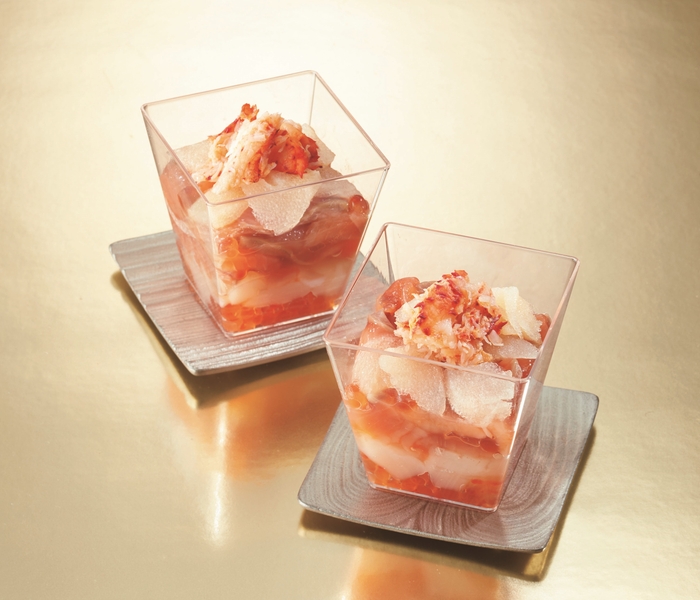 <藤井水産>海鮮ミルフィーユ